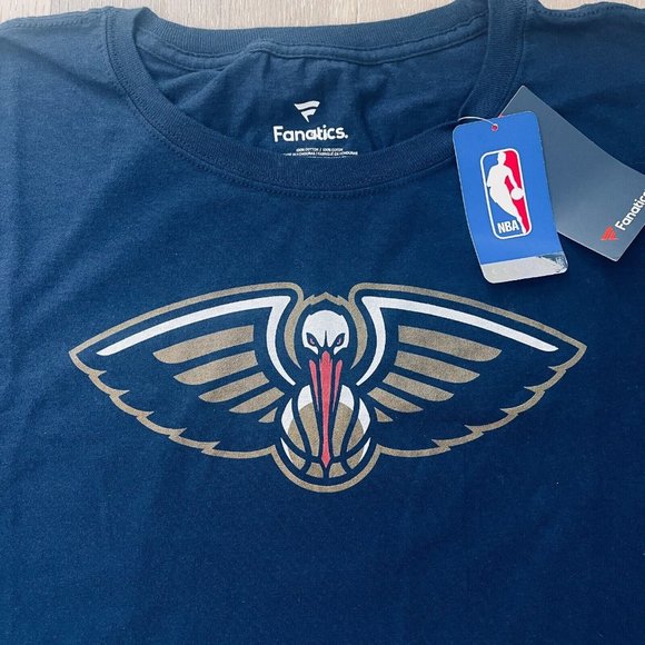 NWT Fanatics NBA New Orleans Pelicans Basketball Williamson 1 Navy L/S Tee 5XLB - Picture 2 of 5